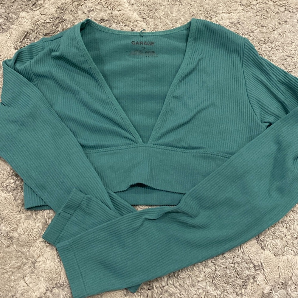 Blue garage top